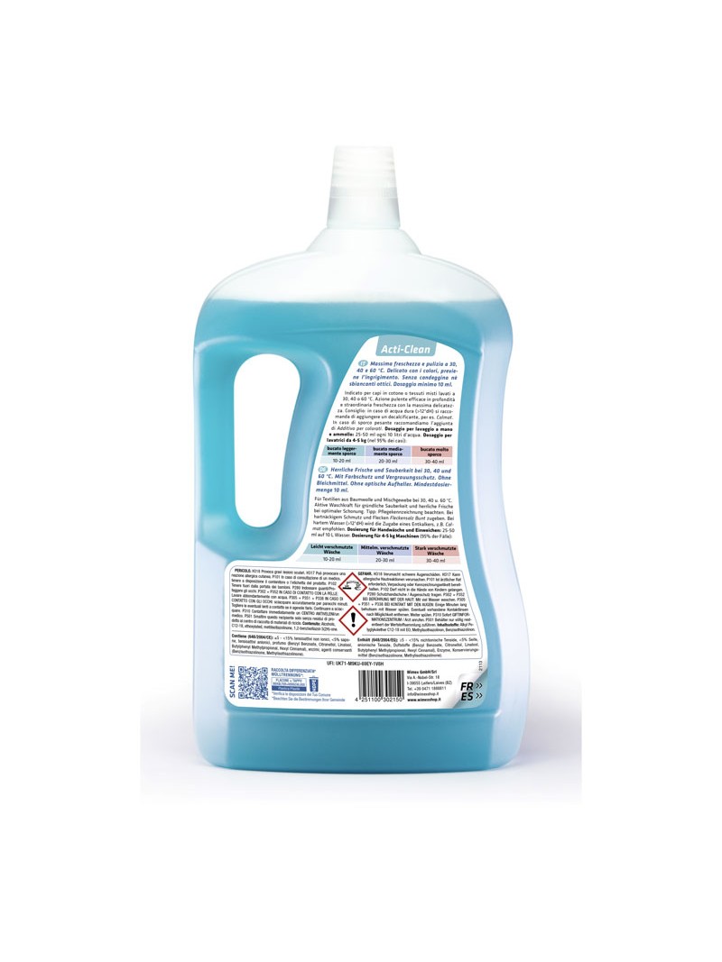 ACTI-CLEAN Universalwaschmittel. Mit Dosierwaschkugel - 3 liter