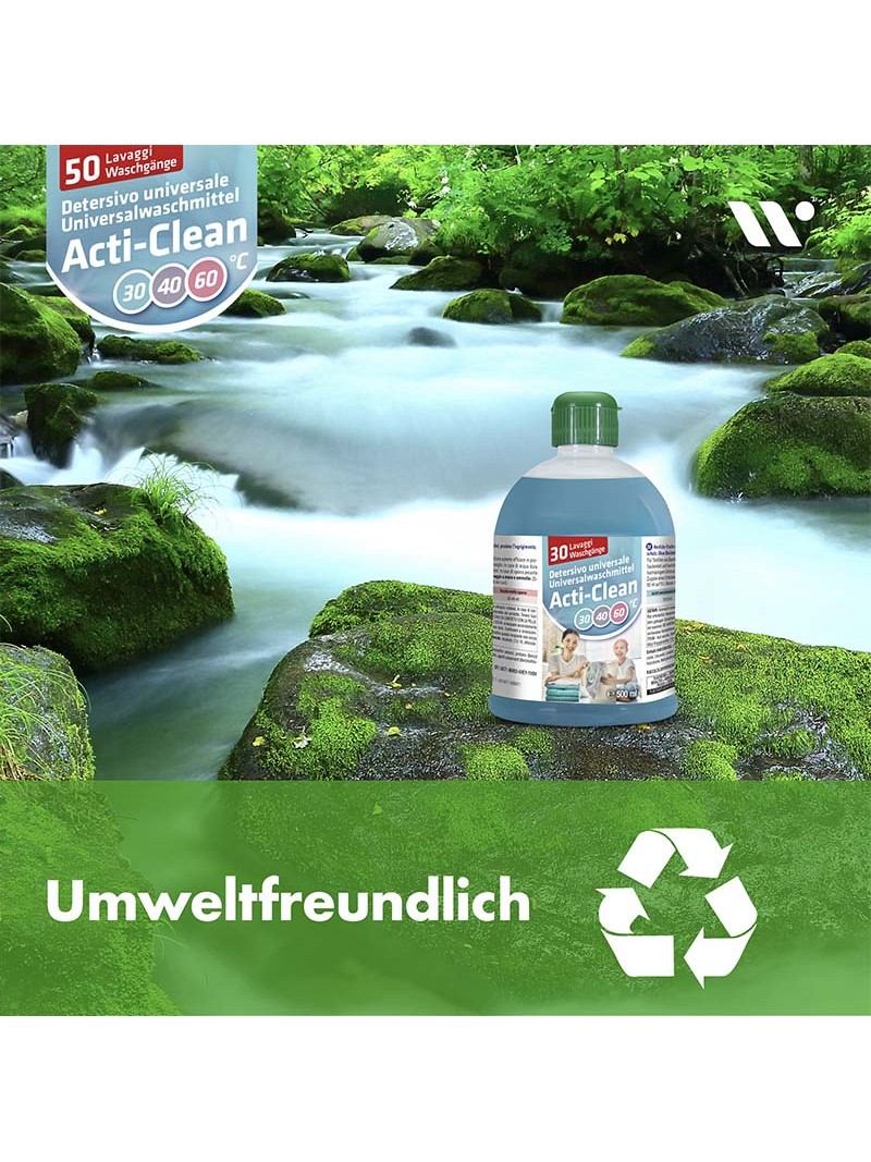 Acti-Clean Waschmittel – Hochkonzentrat 500 ml mit Dosierball