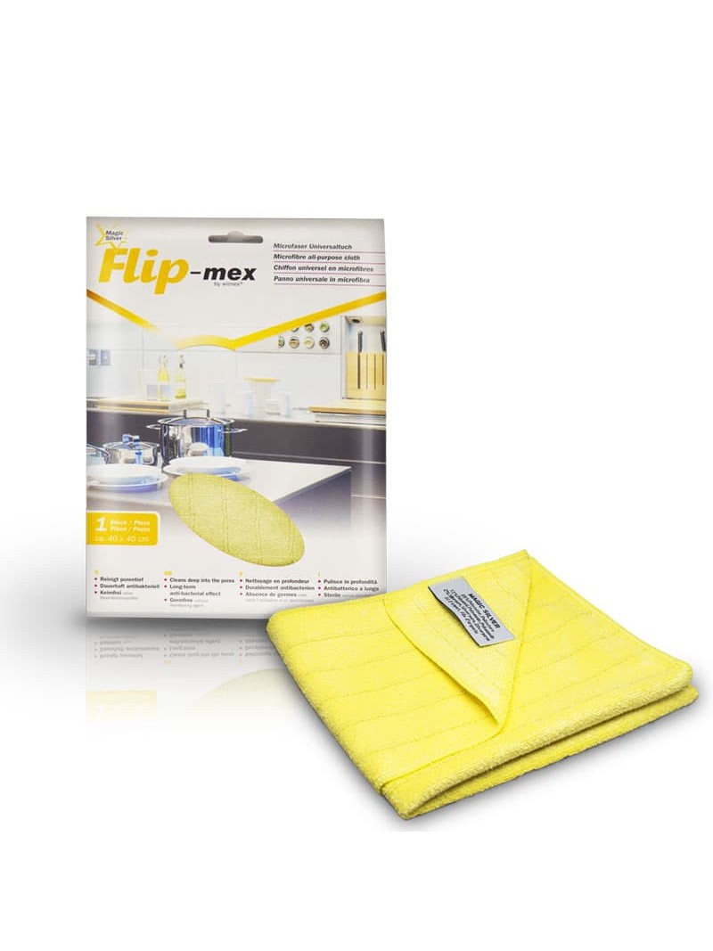 FLIP-MEX MICROFASER PUTZTUCH gelb 40x40 cm
